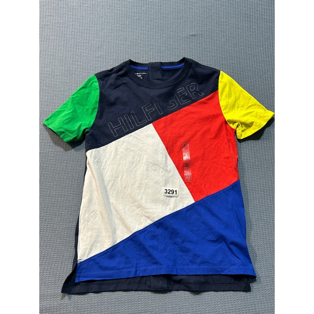 Tommy Hilfiger Adaptive Colorblock T-Shirt Boys XL Multicolor
